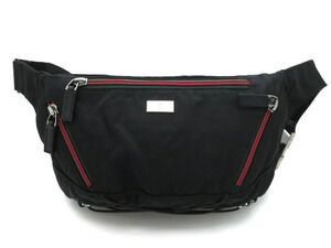 Gucci Sherry Waist Bag Body Leather Black